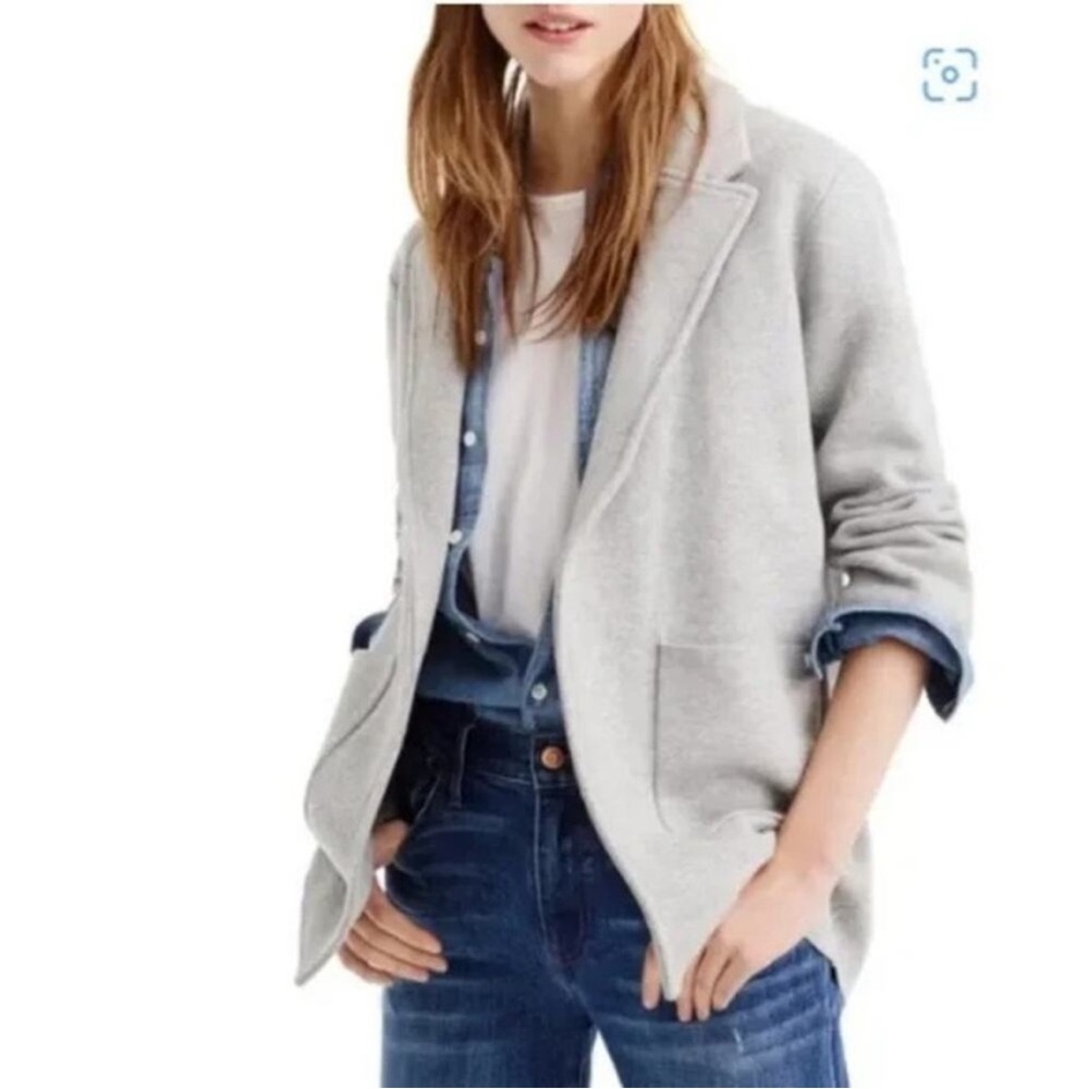 J Crew Sophie Open Front Sweater Blazer Large - Picture 2 of 10
